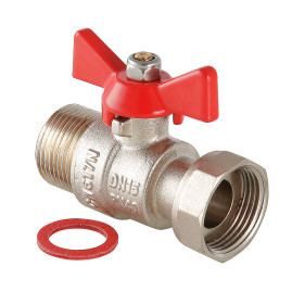 Кран шаровый VALTEC VT.260.N,0404 с накидной гайкой 1/2"  Вн.- нар.