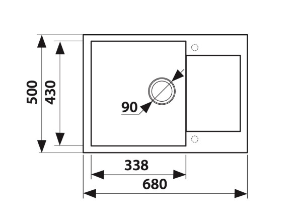 KMM-5068 G Мойка-Мраморная KAISER