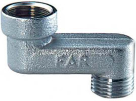 Эксцентрический фитинг 2см 1/2" х 1/2" вн/нар FAR