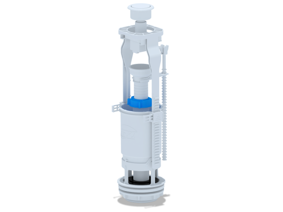 Сливной механизм АНИ Пласт WC7030 эконом (кнопка хром)