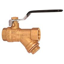 Кран шаровый WaterMark Wm150-3/4 с фильтром  3/4"