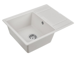 Мойка кварцевая WEIMAR, PM216550-WH, белый, 650х500 мм, Paulmark