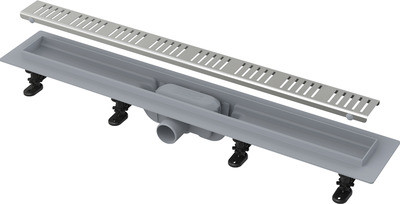 Водоотводящий желоб Alcaplast AG100401550 Simple с порогами для перфорированной решетки