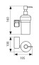 Дозатор для жидкого мыла настенный KAISER KH-1510