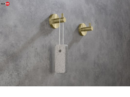 Крючок SCHEIN одинарный матовое золото (9111BG)