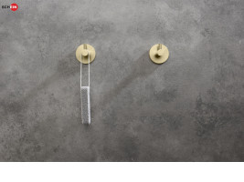 Крючок SCHEIN одинарный матовое золото (9111BG)