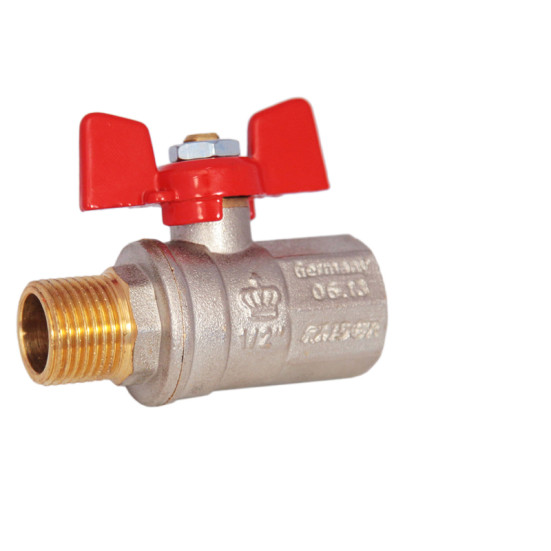 907 Кран KAISER 1/2" г/ш баб. супер-усил. (латунь) /20 шт/