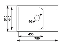 KMM-5178 G Мойка-Мраморная KAISER