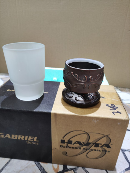 Уценка 2 Стакан стекло настольный (13916-1/ VBR)