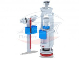 Набор АНИ Пласт WC3050M для бачка унитаза с бок.подв. G1/2 пластик 2-ая кноп., эк., металл.