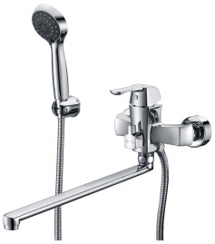 Смеситель KAISER 51055B Boss для ванны, дивертор 6042