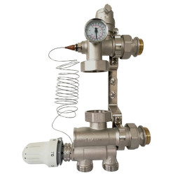 Насосно-смесительный узел для систем отопления 1 1/2" TIM , 130мм/180мм