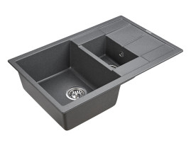 Мойка кварцевая FESTE, PM237850-DG, графит, 775х495 мм, Paulmark