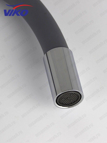 Смеситель VIKO V-3264 для кухни, с гибким изливом, серый Смеситель VIKO V-3264 для кухни, с гибким изливом, серый