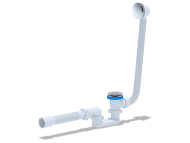 Сифон АНИ Пласт ЕС055GS для ванны, клик-клак, плоский (грибок-сетка) Сифон АНИ Пласт ЕС055GS для ванны, клик-клак, плоский (грибок-сетка)