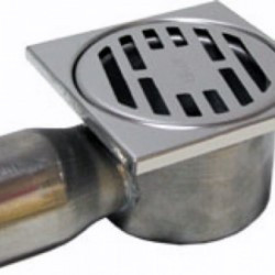 Трап EKOL/Kelsi d50 боковой, нержавеющая сталь 10 х 10