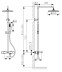 Душевая система KAISER 05382-4 Serio с термостатом 6282