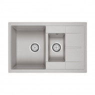 Мойка кварцевая FESTE, PM237850-GR, серый, 775х495 мм, Paulmark