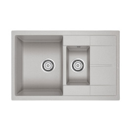 Мойка кварцевая FESTE, PM237850-GR, серый, 775х495 мм, Paulmark