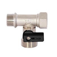 Кран WaterMark Wm230 трёхпроходной 1/2"х3/4"х1/2"для бытовой техники