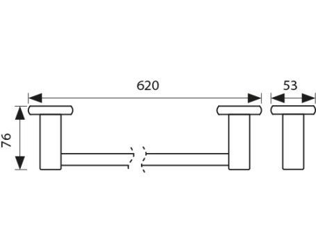 Держатель KAISER KH-1707 Vera полотенца