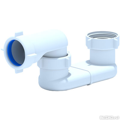 Сифон АНИ Пласт Е000 1-1/2" для ванны плоский