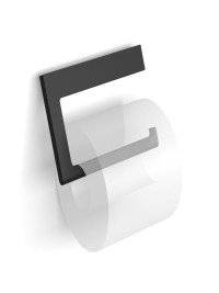 Бумагодержатель Langberger 38043A-BP туалетной бумаги без крышки квадратный черный